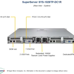SuperServer 1029TP-DC1R - Image 4