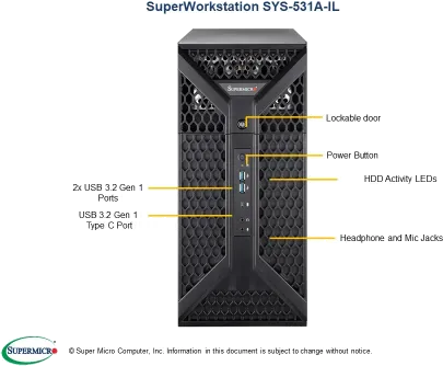 SuperWorkstation 531A-IL
