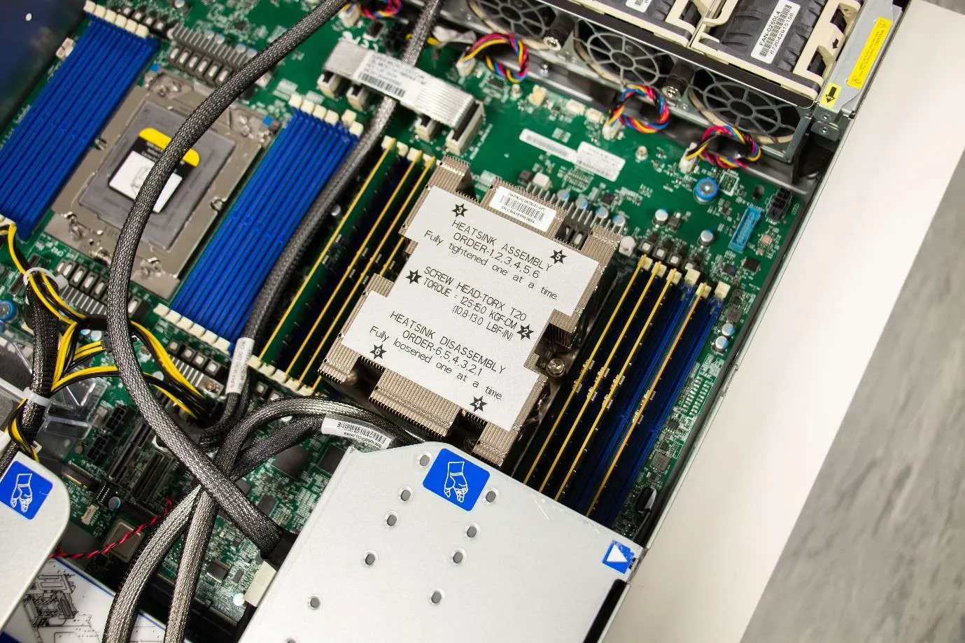 AMD EPYC 9575F populated with 8 memory DIMMs