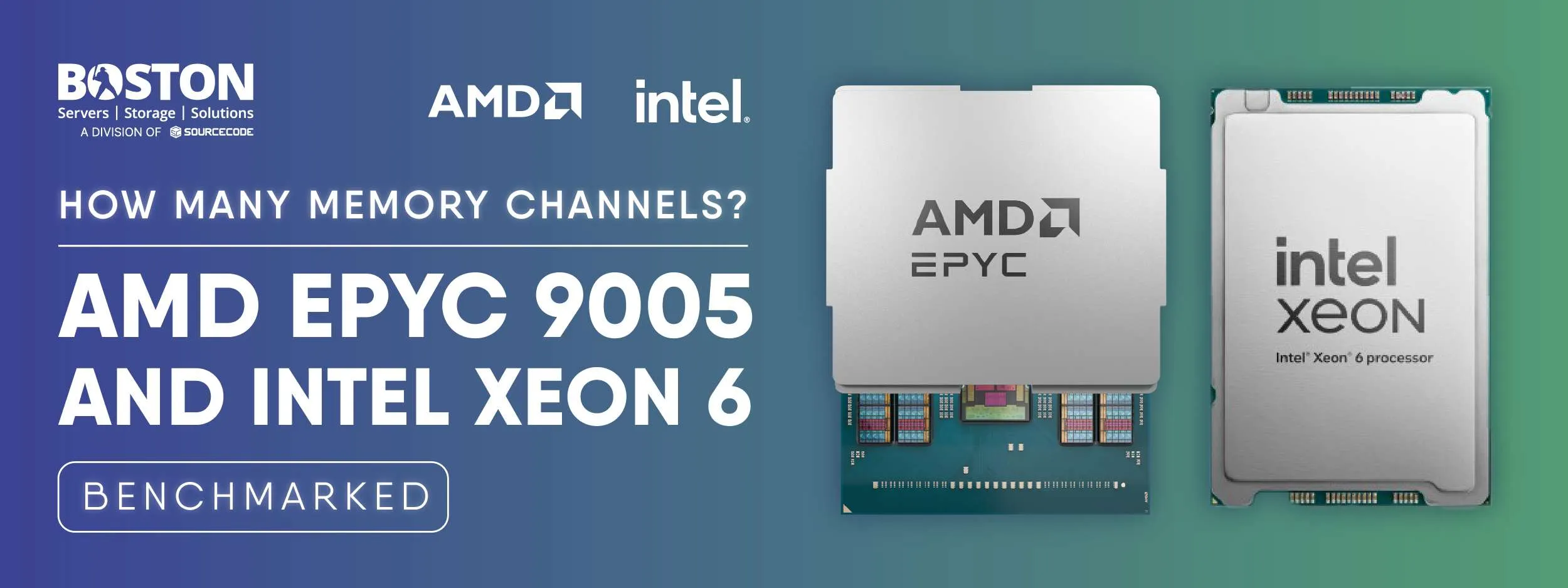 Measuring memory bandwidth on 5th Generation AMD EPYC and Intel Xeon 6 - Boston Limited