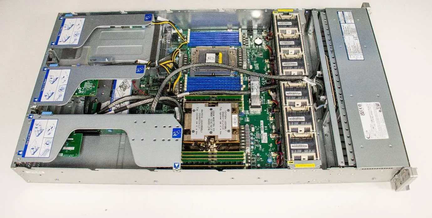 Boston AS-2126HS-TN test platform, configured with a single AMD EPYC processor